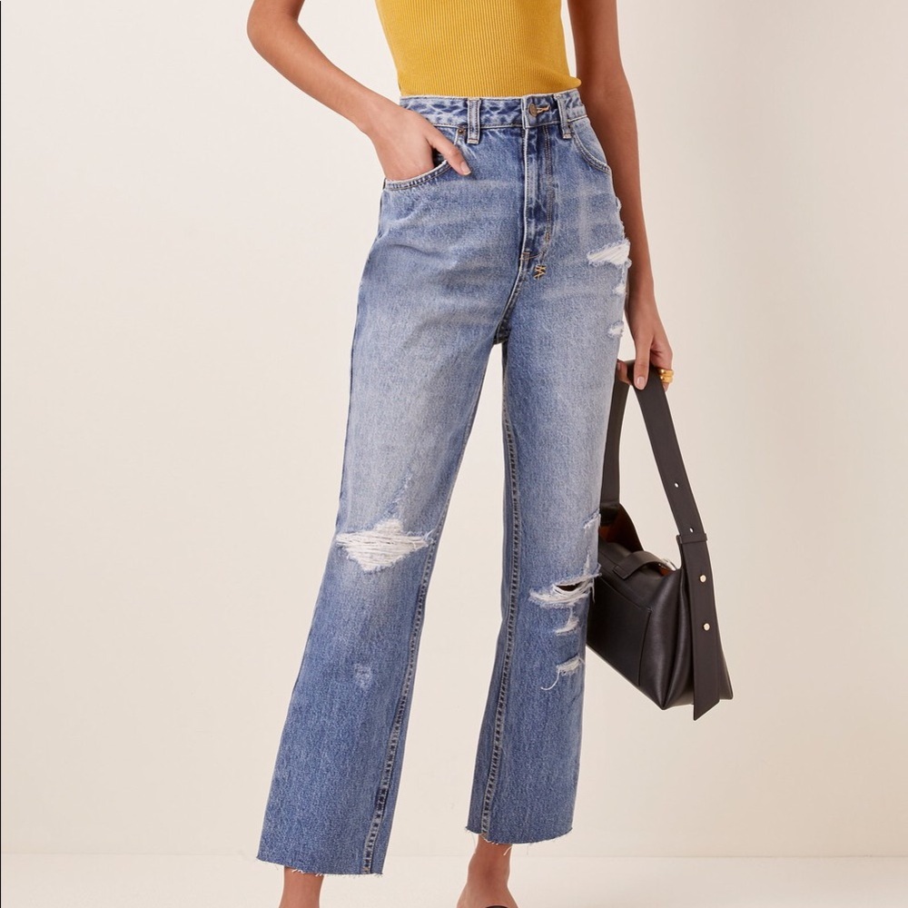 Ksubi Chlo Wasted High-Rise Straight-Leg Jeans